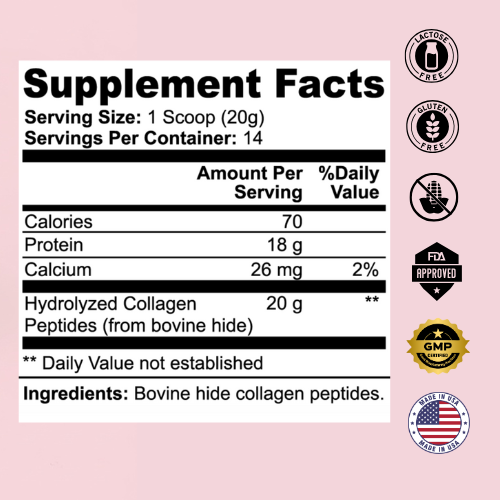 Collagen Peptides - Grass-Fed - Hydrolyzed