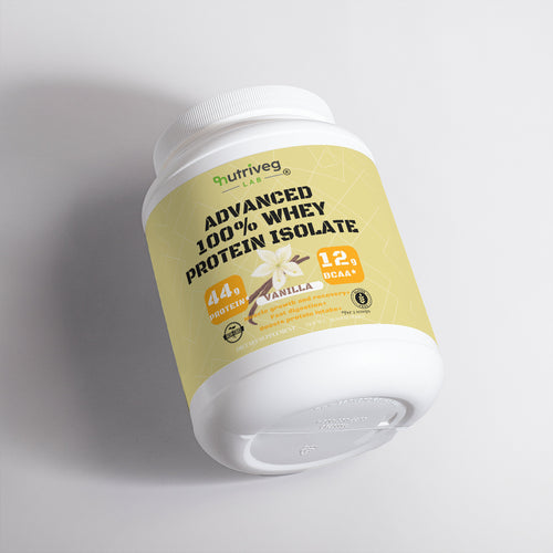 Advanced 100% Whey Protein Isolate – Vanilla Flavor