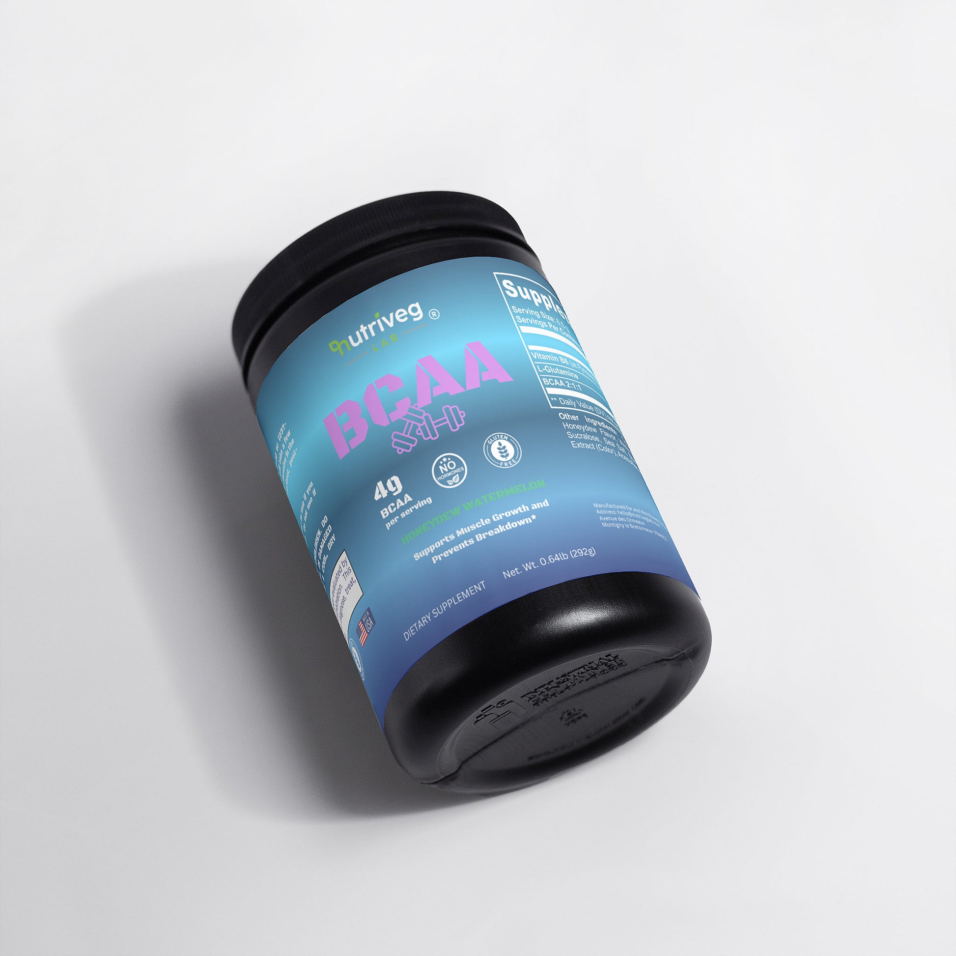 BCAA Post Workout Powder – Honeydew/Watermelon Flavor