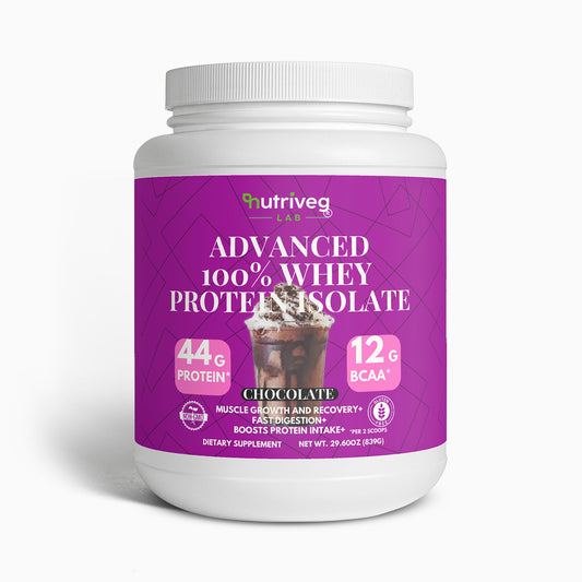 Advanced 100% Whey Protein Isolate – Chocolate Flavor