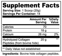 Collagen Peptides - Grass-Fed - Hydrolyzed